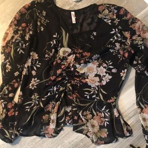 🦌Floral Button Up Sheer🦌